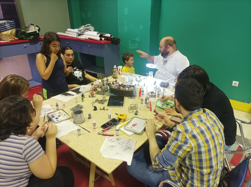 Taller de pintado de miniaturas