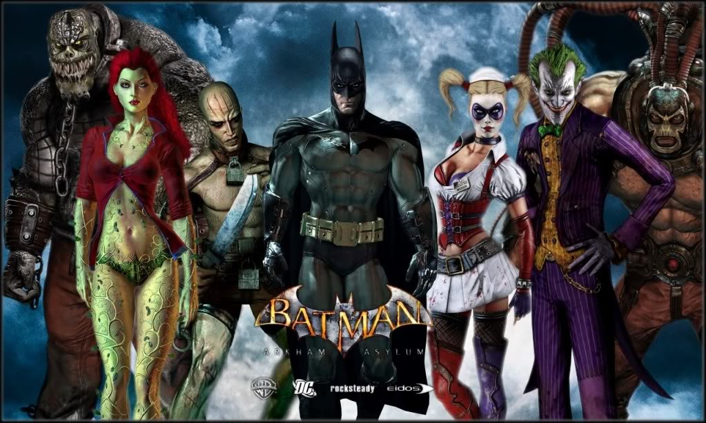 todos los personajes del Videojuego Batman: Arkham Asylum