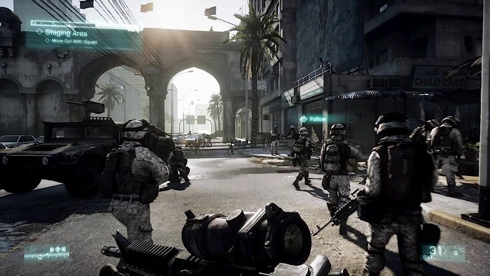 Imagen de gameplay del videojuego Battlefield 3