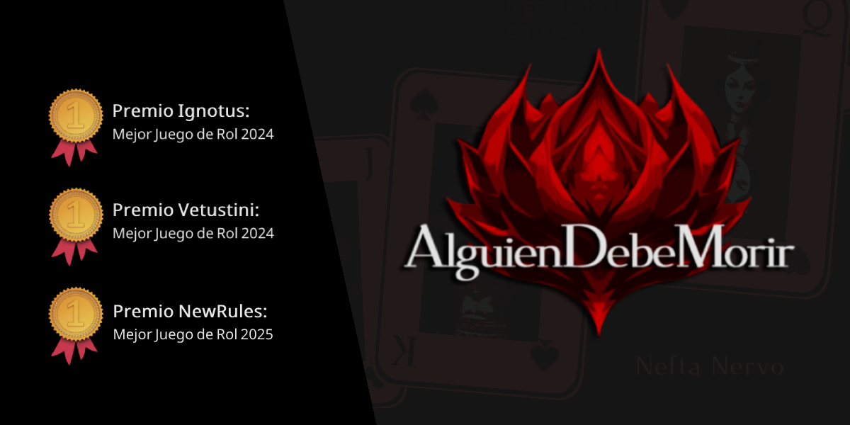 Los 3 premios del libro "Alguien Debe Morir"