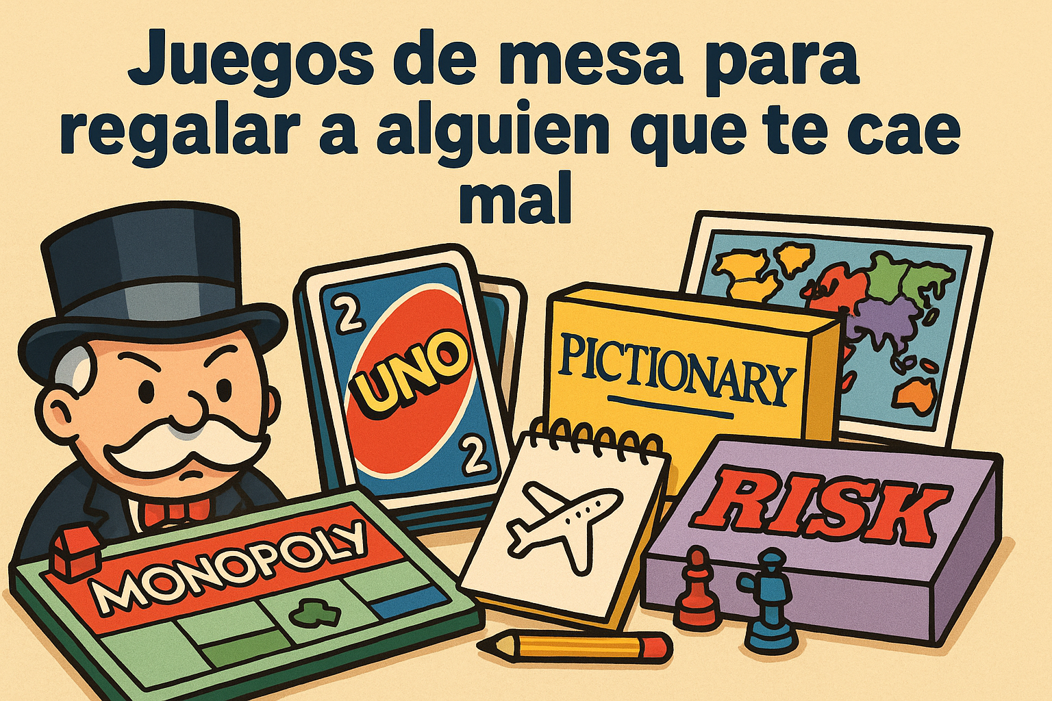 20 Juegos de mesa para regalar a alguien que te cae muy mal Portada - NewRules