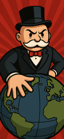 NeftaToon - El calvo del Monopoly se hace con el mundo entero NeftaToon - El calvo del Monopoly se hace con el mundo entero