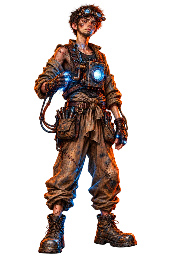 Scroch - personaje de Terrarium, novela steampunk de Nefta Nervo
