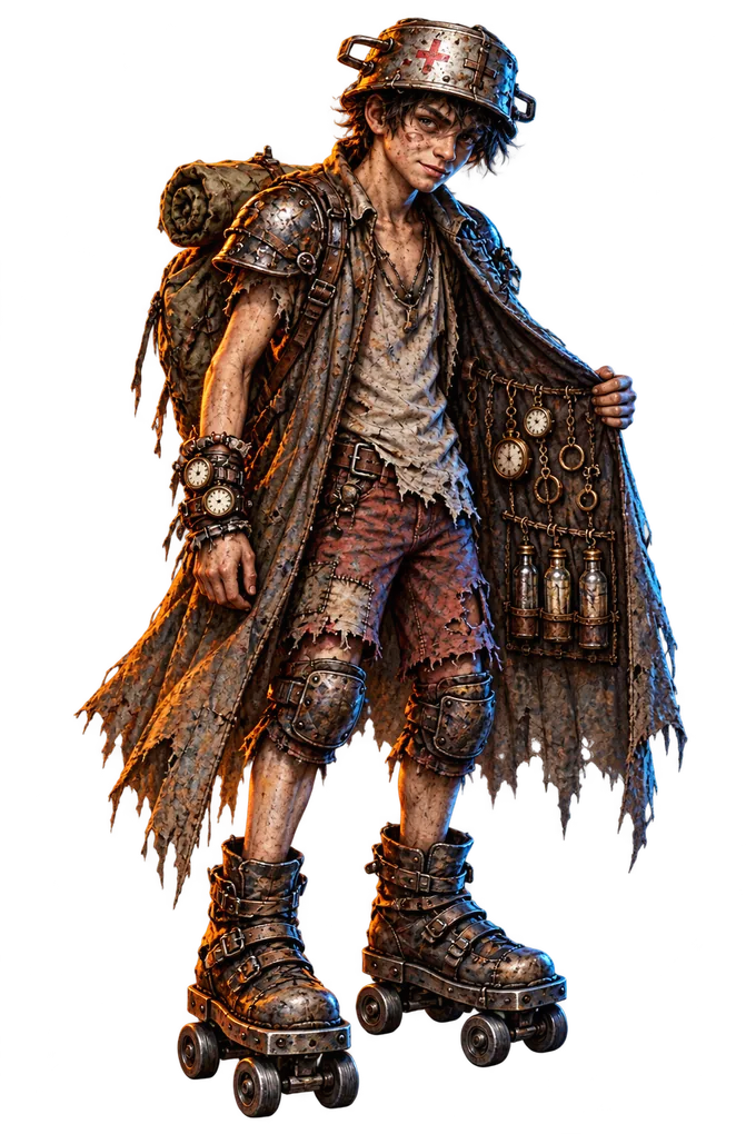 Zasker - personaje de Terrarium, novela steampunk de Nefta Nervo